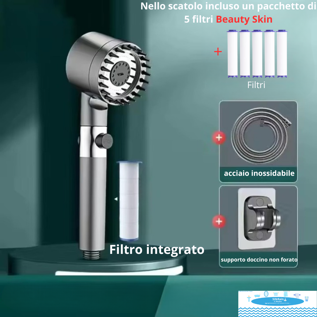 SilkRain™ – Il Doccino che Purifica, Rilassa e Rigenera..Una pioggia di Benessere
