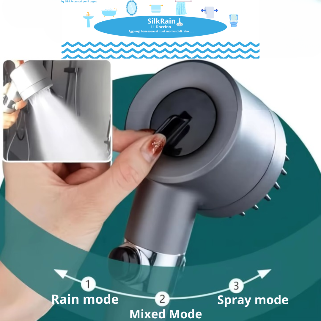 SilkRain™ – Il Doccino che Purifica, Rilassa e Rigenera..Una pioggia di Benessere
